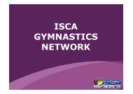 ISCA Gymnastics network (PDF, 0.36 MB)