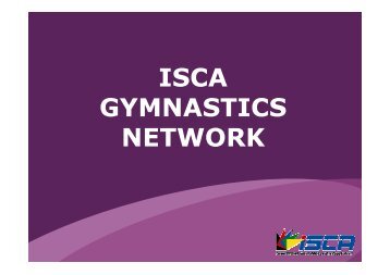 ISCA Gymnastics network (PDF, 0.36 MB)