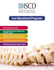 Bone Densitometry Courses - ISCD