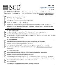 Complete Application Documents Pack - ISCD