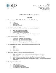 Clinician Certification Exam Practice Test - ISCD