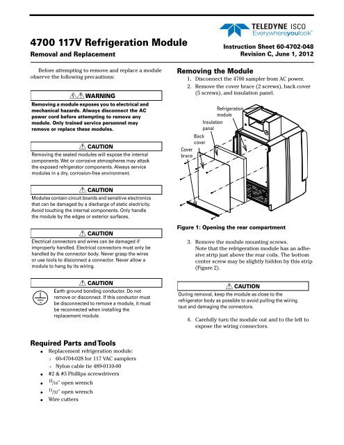 4700 Refrigeration Module - 234 VAC - Isco