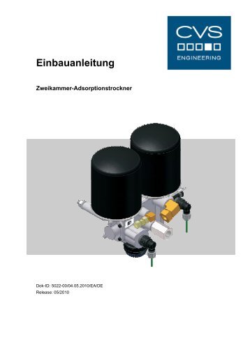 Einbauanleitung - CVS Engineering - Compressors