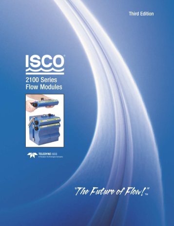 2100 Series Flow Modules - Isco