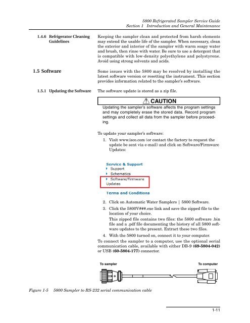 5800 Refrigerated Sampler Service Guide - Isco