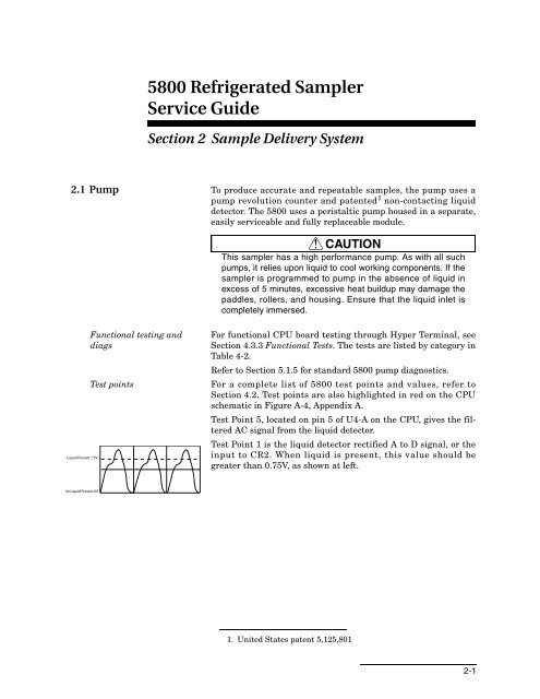 5800 Refrigerated Sampler Service Guide - Isco