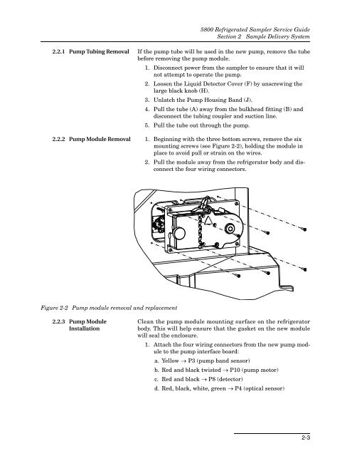 5800 Refrigerated Sampler Service Guide - Isco