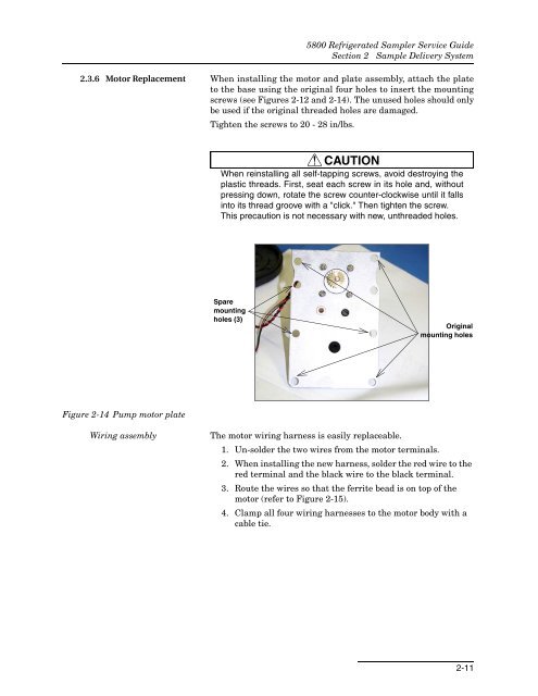 5800 Refrigerated Sampler Service Guide - Isco