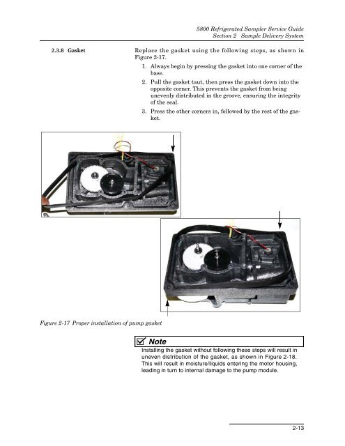 5800 Refrigerated Sampler Service Guide - Isco