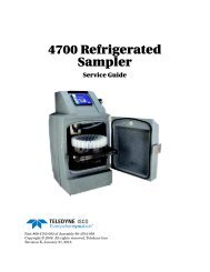 4700 Refrigerated Sampler Service Guide - Isco