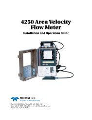 4250 Area Velocity Flow Meter - Isco