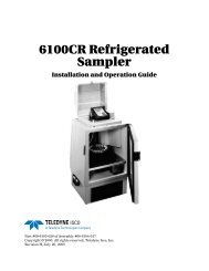 6100CR Refrigerated Sampler - Isco