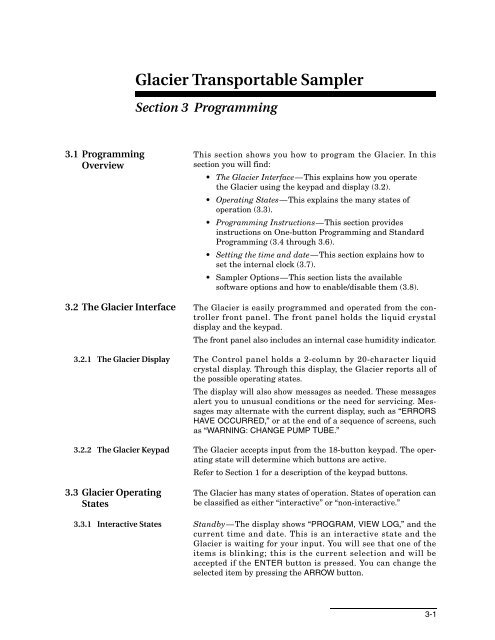 Glacier Transportable Sampler - Isco