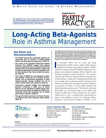 Long-Acting Beta-Agonists Role in Asthma Management - Isdbweb.org