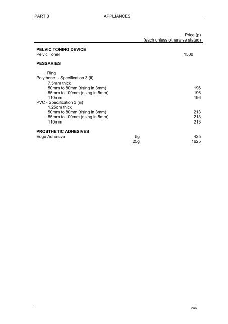 PART 3 APPLIANCES APPLIANCES This document is dated 1st ...