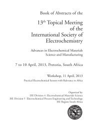 Program - International Society of Electrochemistry