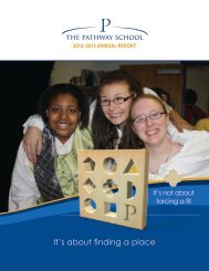 2013 Pathway School Annual Report