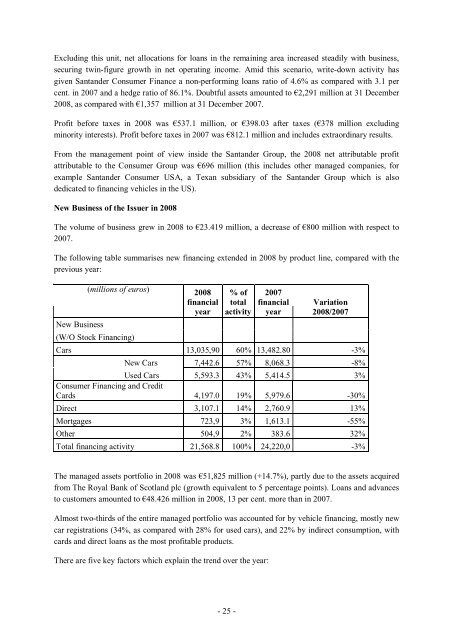 INFORMATION MEMORANDUM DATED 9 JULY 2009 ...