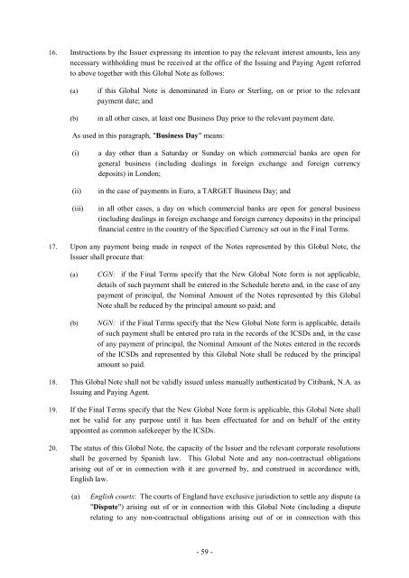 INFORMATION MEMORANDUM DATED 9 JULY 2009 ...