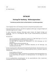 ENTWURF Vertrag fÃ¼r Hamburg - Wohnungsneubau - Isebek-Initiative