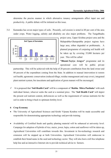 Karnataka Agricultural Policy - Institute for Social and Economic ...