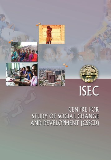 CSSCD Brochure - Institute for Social and Economic Change