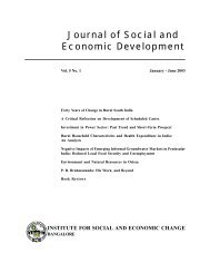 Vol.5. No.1 January-June 2003 - Institute for Social and Economic ...