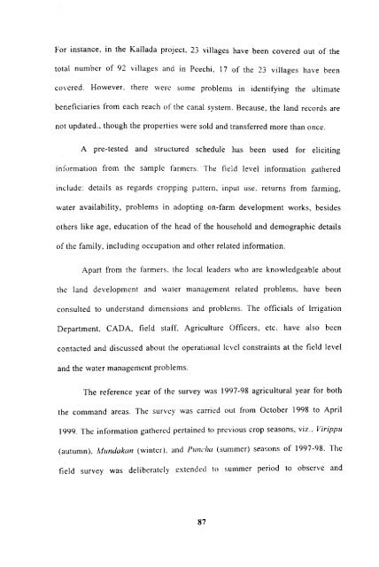 economics of on-farm development - Institute for Social and ...