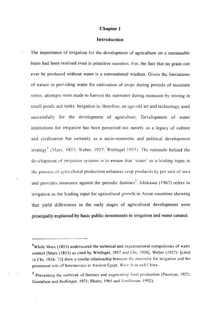 economics of on-farm development - Institute for Social and ...