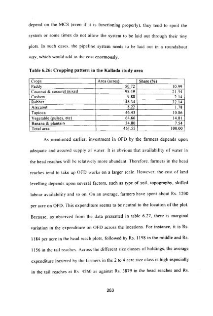 economics of on-farm development - Institute for Social and ...