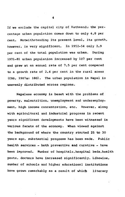 patterns of population growth in nepal - Institute for Social and ...