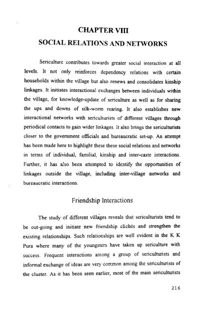 SERICUL TURE AND THE PROCESS OF CHANGE - Institute for ...