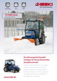 TH 4000 Serie - Iseki