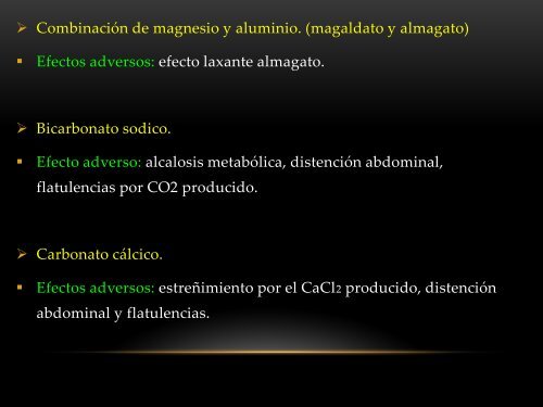 FARMACOLOGÍA DEL APARATO DIGESTIVO.