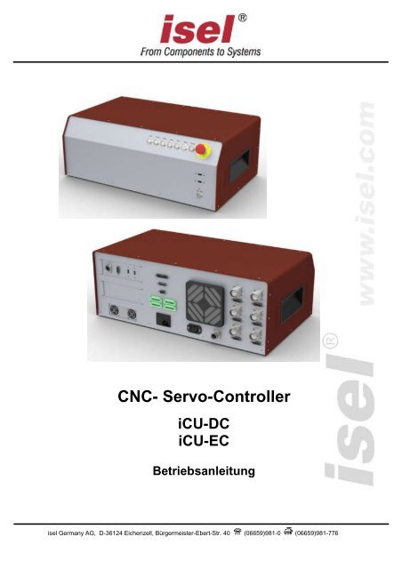 cnc-technics - 3+1 Achs CNC Netzwerk Controller Steuerung