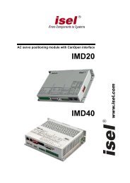 Positioning module IMD20, IMD40 - Bedienungsanleitungen ...