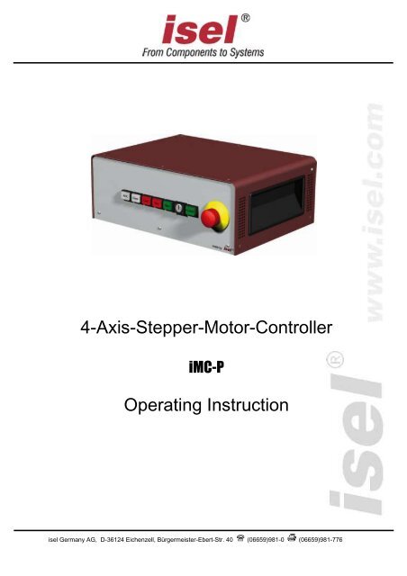 iMC-M_iMC-MP_Operating Instruction - Bedienungsanleitungen ...