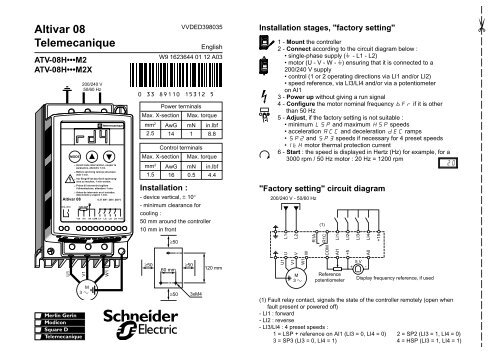 telemecanique altivar 08 manual english