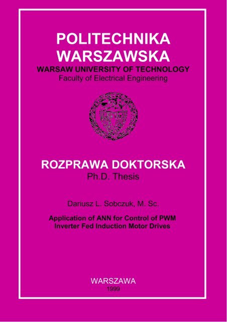 POLITECHNIKA WARSZAWSKA