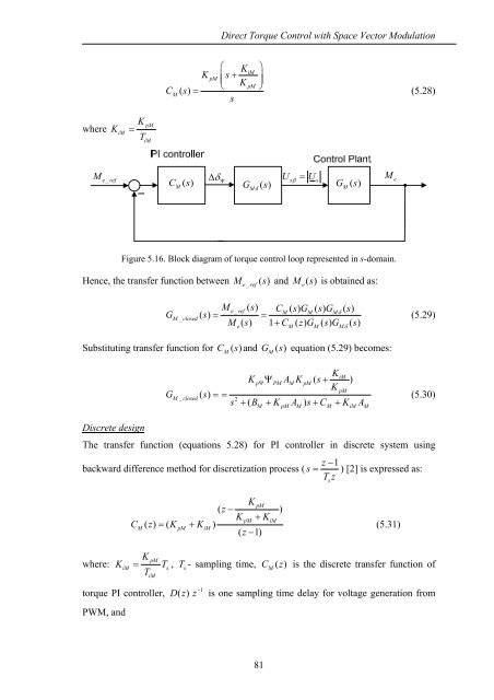 Direct Torque Control with Space Vector Modulation (DTC-SVM) of ...