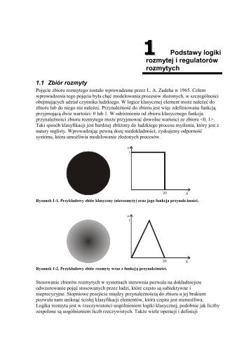 1 Podstawy logiki rozmytej i regulatorów rozmytych