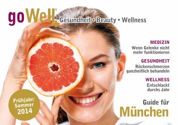 goWell Guide für München Frühjahr/Sommer 2014 