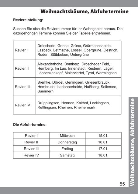 Abfallkalender 2014 - Iserlohn