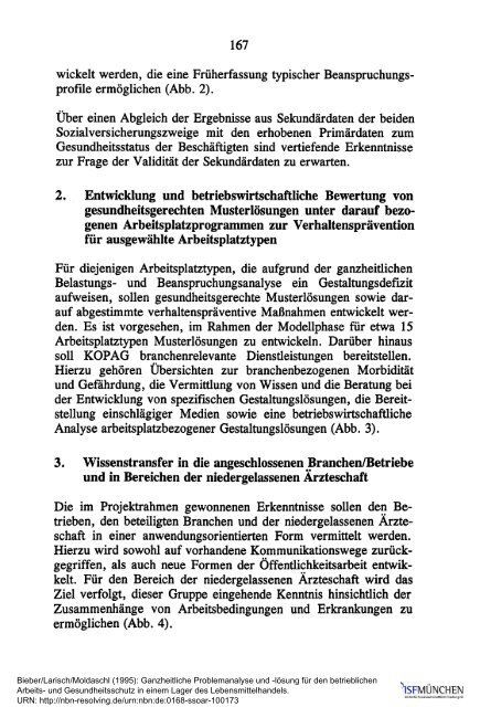 lösung für den betrieblichen arbeits- und ... - ISF München