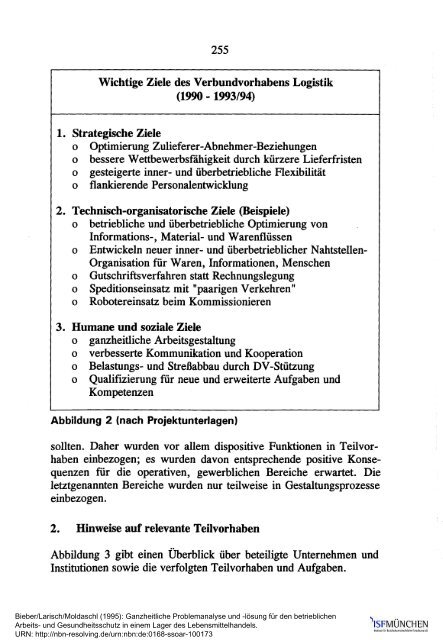 lösung für den betrieblichen arbeits- und ... - ISF München