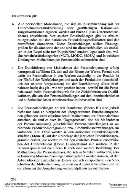 Massenarbeiter und Personalpolitik in Deutschland ... - ISF München