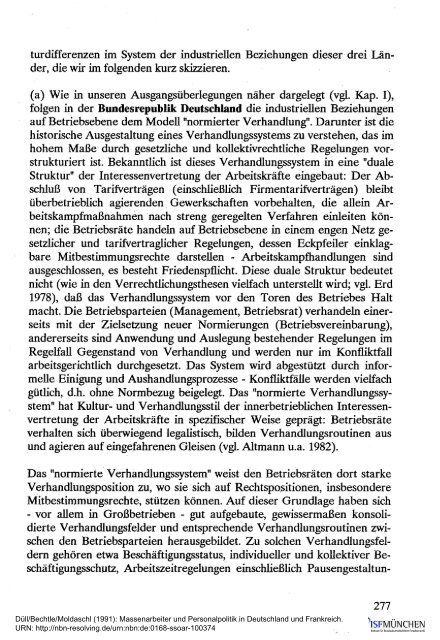 Massenarbeiter und Personalpolitik in Deutschland ... - ISF München