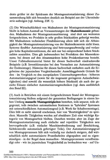 Massenarbeiter und Personalpolitik in Deutschland ... - ISF München