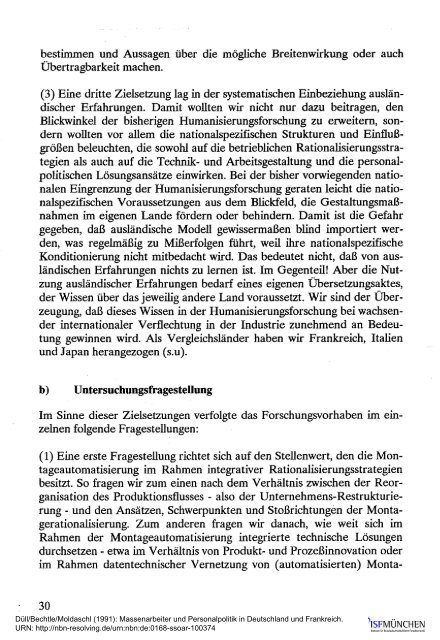 Massenarbeiter und Personalpolitik in Deutschland ... - ISF München