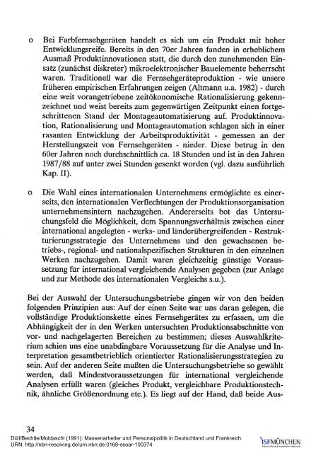 Massenarbeiter und Personalpolitik in Deutschland ... - ISF München